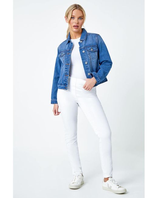 Roman Petite Blue Bleached Jacket