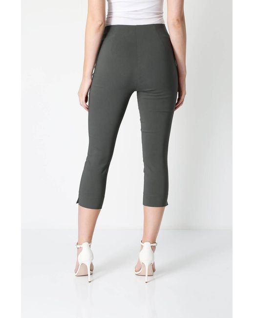 Roman Multicolor Cropped Stretch Trouser
