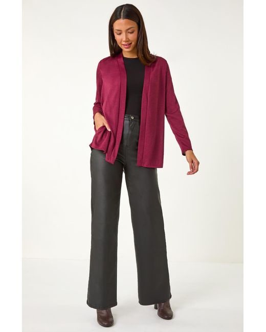 Roman Red Soft Knit Cardigan