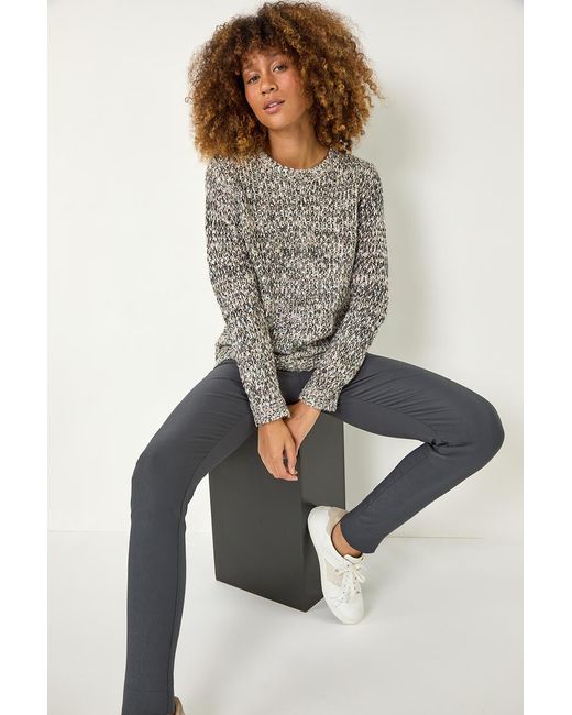 Roman Gray Fleece Lined Stretch Bengaline Trouser