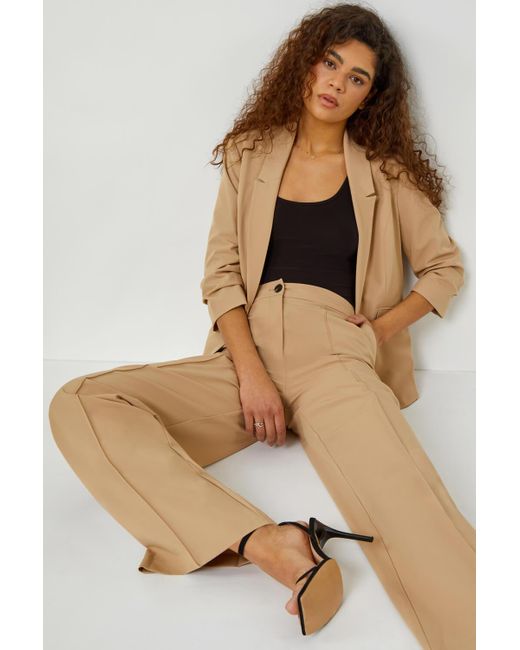 Roman Natural Tailored Relaxed Stretch Trousers