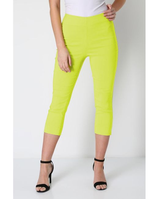 Roman Green Cropped Stretch Trouser
