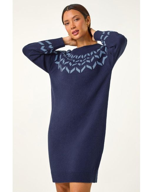 Chevron jumper dress hotsell