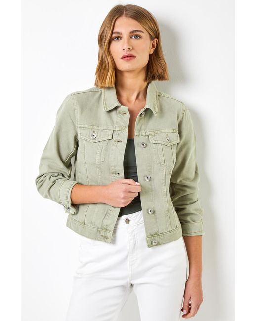 Roman Multicolor Classic Cotton Denim Jacket