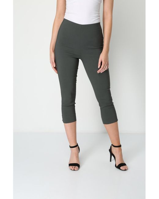 Roman Multicolor Cropped Stretch Trouser