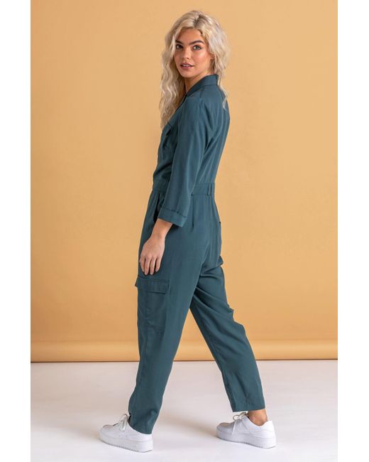 Roman Dusk Fashion Utility Jumpsuit 