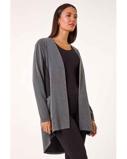 Roman Gray Soft Stretch Cardigan