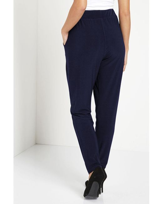 Roman Jersey Stretch Harem Trousers in 