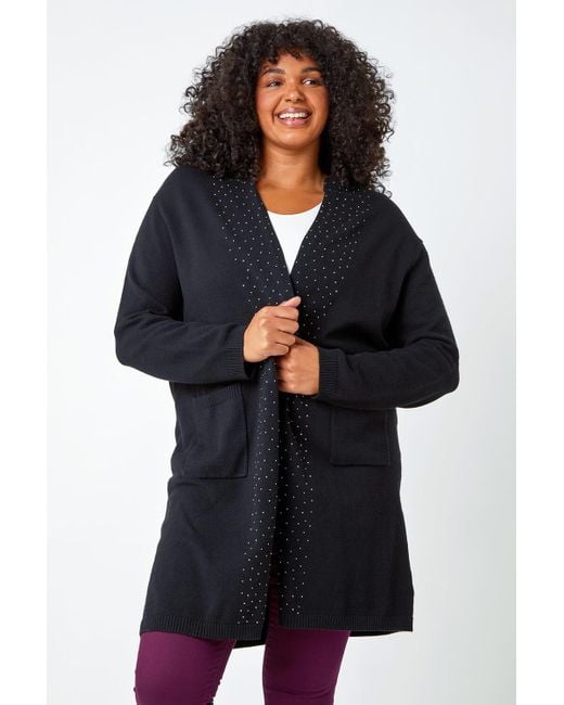 Longline sparkly shop cardigan