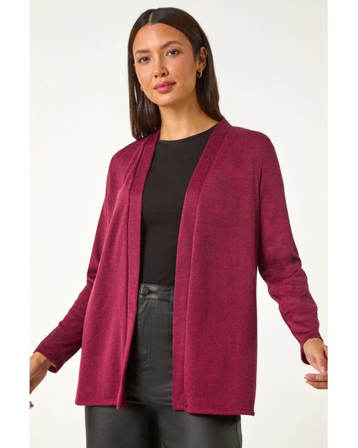 Roman Red Soft Knit Cardigan