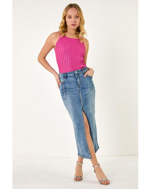D.u.s.k Pink Panelled Skirt