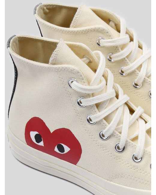 white high top converse red heart