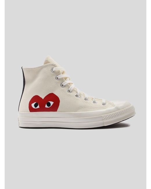 converse with red heart low top