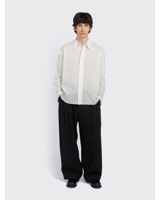 Studio Nicholson White Hal Shirt for men