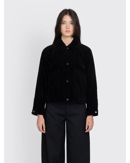 Margaret Howell Mhl. Raglan Work Jacket Heavy Corduroy in Black | Lyst