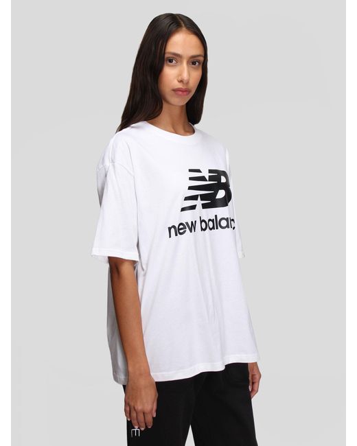 new balance logo tee