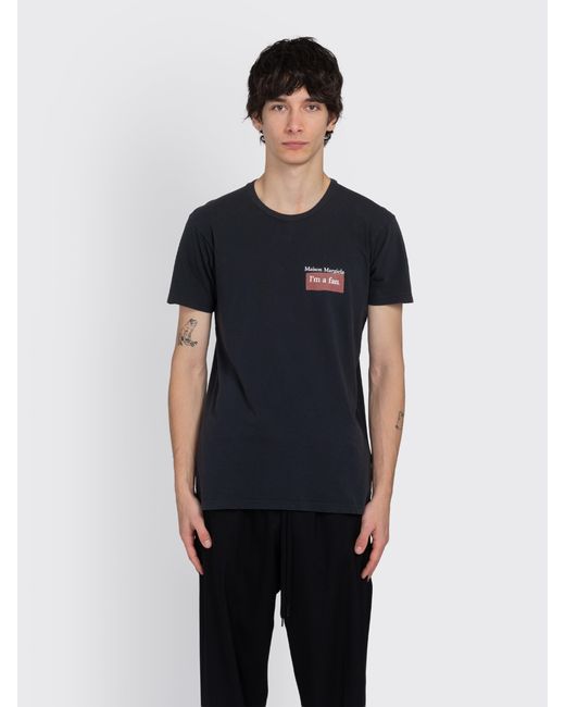 Maison Margiela Blue I'M A Fan T-Shirt for men