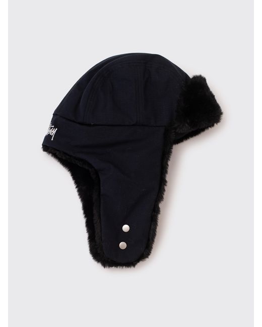 Stussy Trapper Cap in Black | Lyst