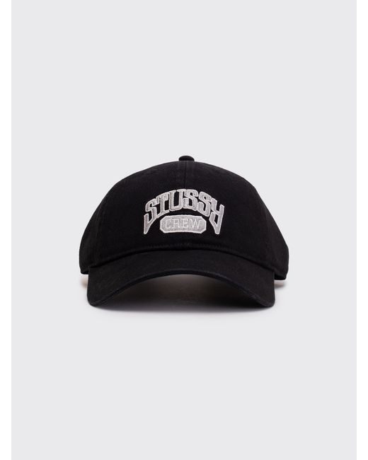 Stussy Black Lp Crew Strapback