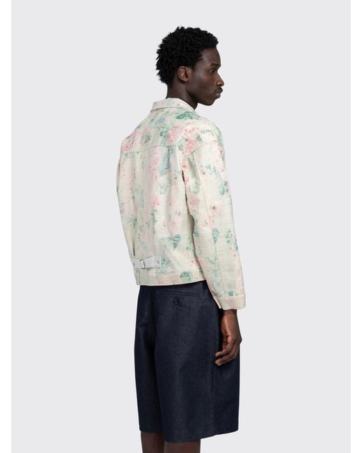 Junya Watanabe White Levi's Roses Type 1 Jacket for men