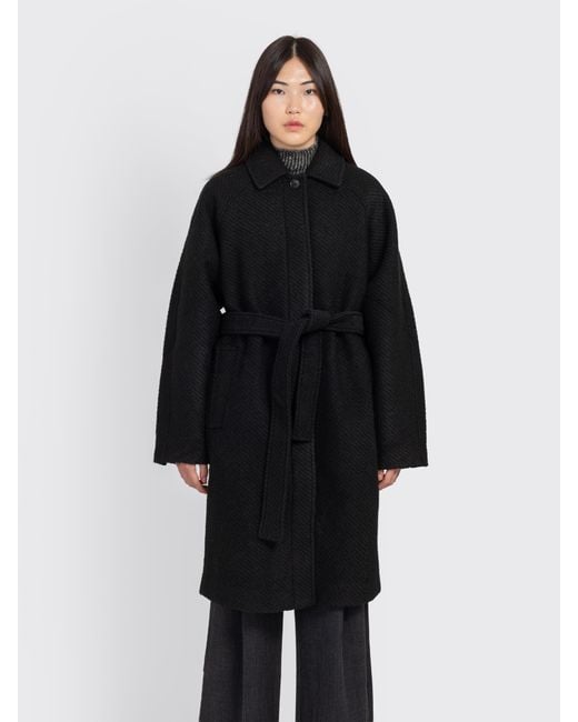 Minimum Black Ronja Coat