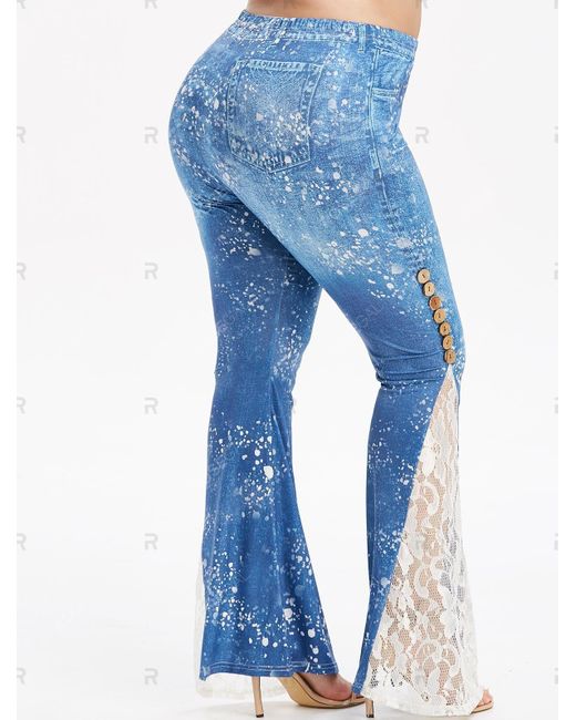 bell bottom leggings plus size