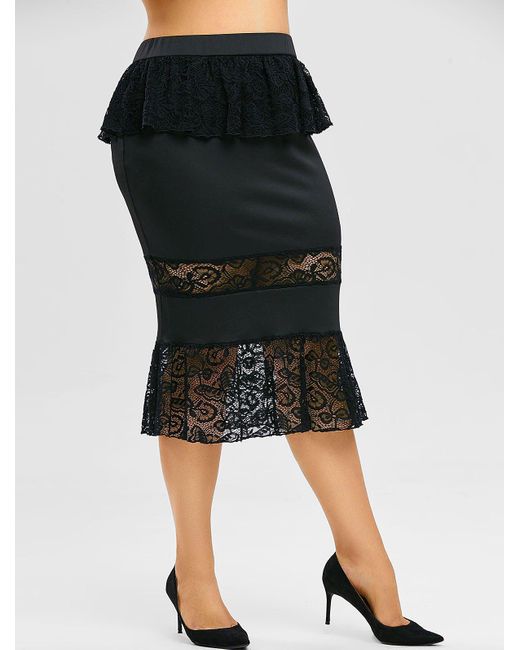 fishtail lace skirt