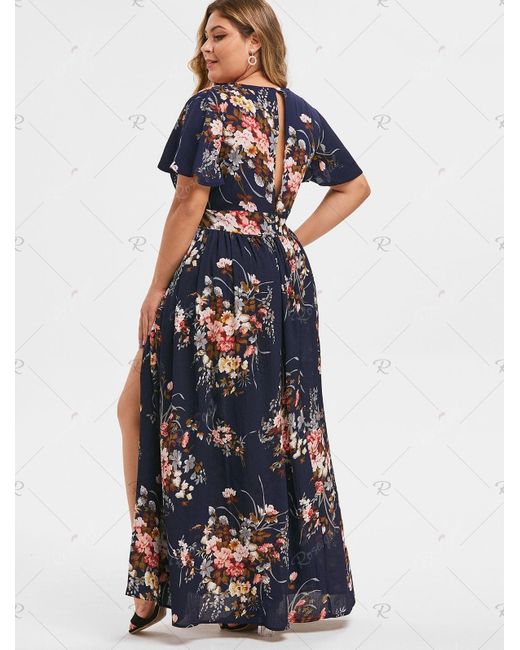 rosegal plus size maxi dresses