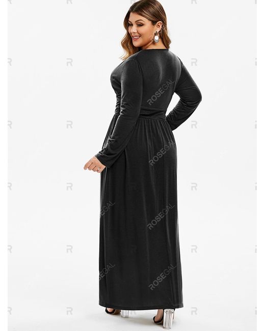 rosegal plus size maxi dresses
