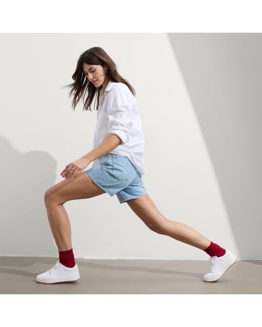 White Rothys Rothy's The Court Sneaker in White | Lyst