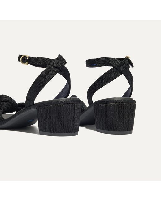 Rothy's Black The Knot Sandal