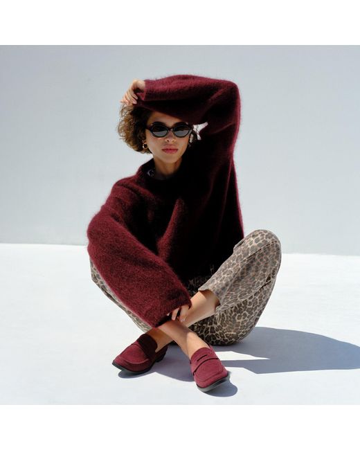 Rothy's Red The Revelvet Penny Loafer