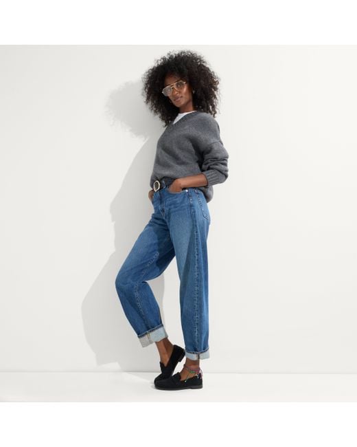 Rothy's Blue The Revelvet Penny Loafer