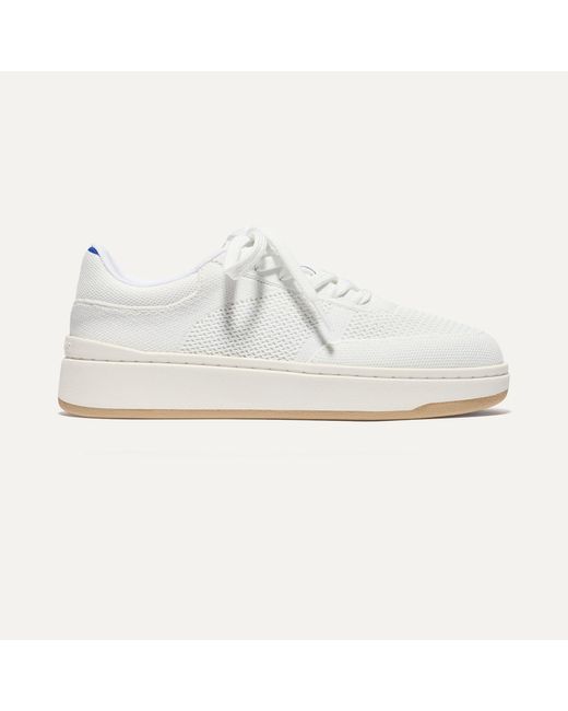 White Rothys Rothy's The Court Sneaker in White | Lyst