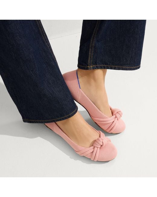 Rothy's Pink The Knot Ballet Flat