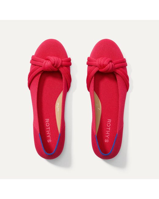 Rothy's Blue The Knot Ballet Flat