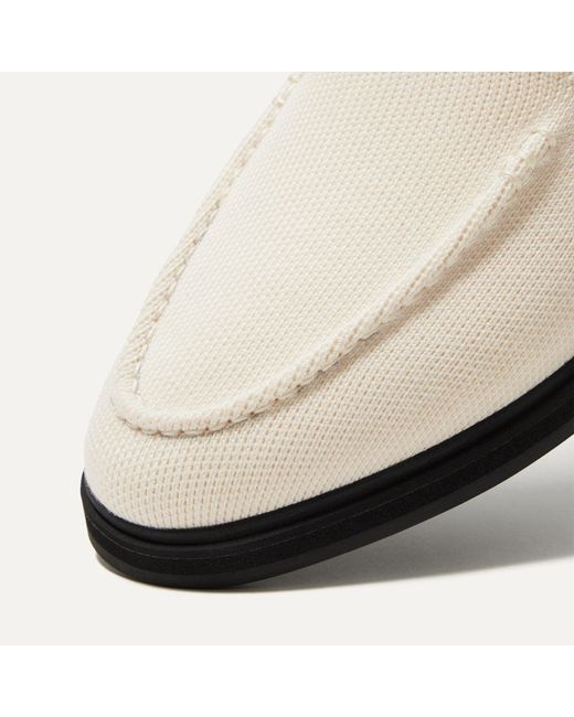Rothy\'s The Lug Loafer (Ivory) Rothys The Lug Loafer Slip-On Snowcap Boucle Shoes Size 10  main image 4