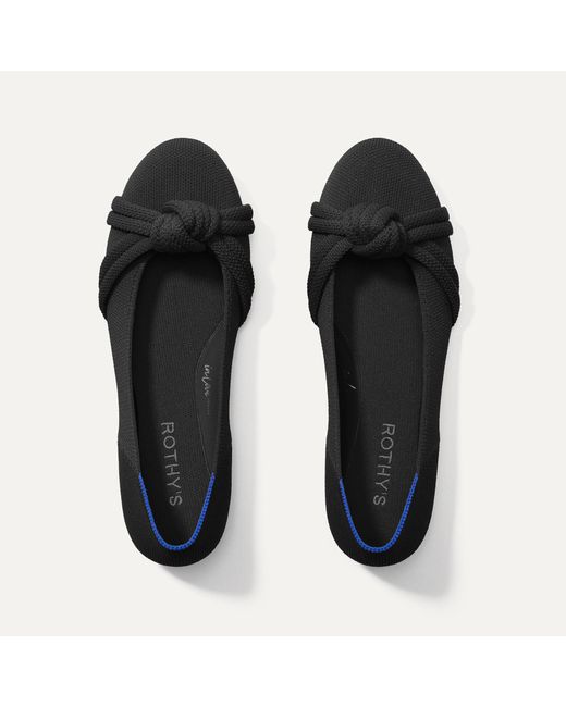 Rothy's Black The Knot Ballet Flat