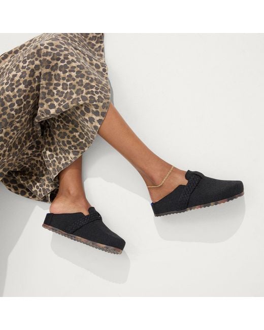 Rothy's Black The Braid Clog