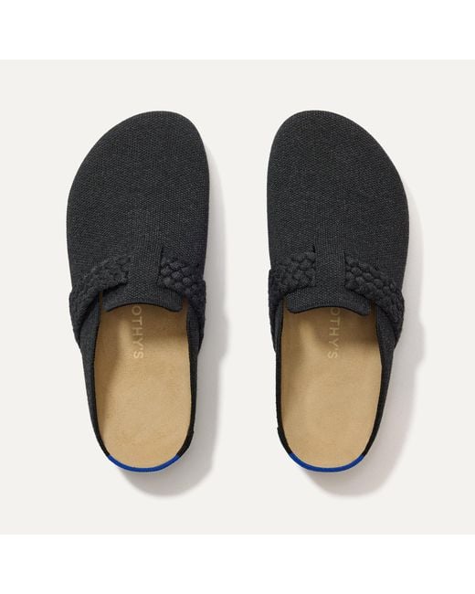 Rothy's Black The Braid Clog