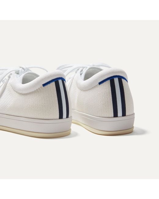 White Rothys Rothy's The Lace Up Sneaker in White | Lyst
