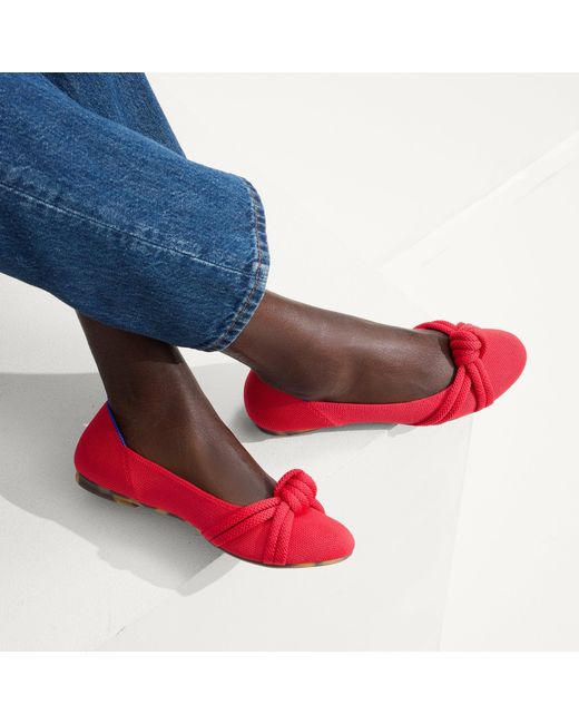 Rothy's Blue The Knot Ballet Flat