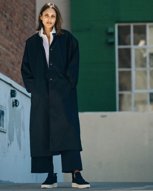 varsity trench coat