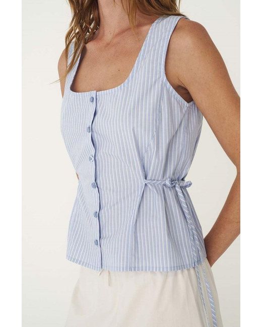 ROWIE Blue Dandy Top