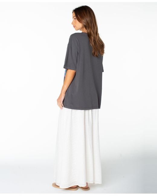 Roxy White Heatwave Oversized Tee