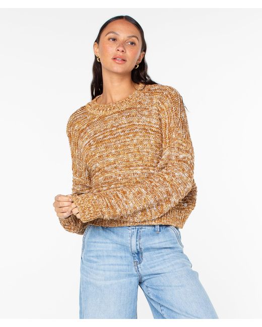Roxy Blue Enchanted Sky Crewneck