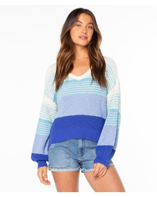 Roxy Blue Vibe Level Top