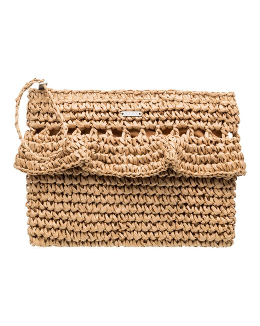 Roxy Metallic Prickly Seafloor Handbag