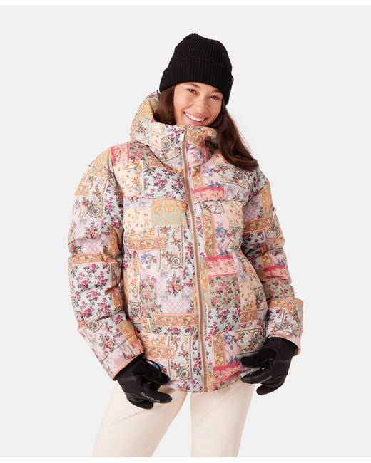 Roxy Pink Alofted Puffy Jacket