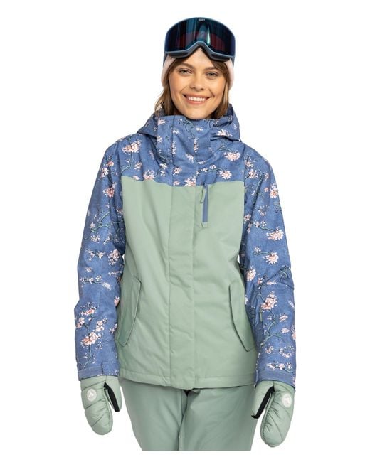 Roxy Blue Jetty Block Jacket